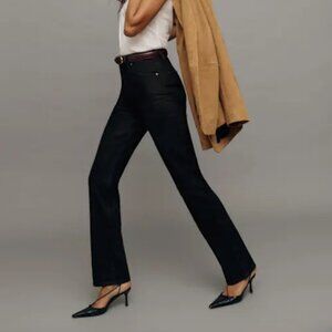 Reformation Jax Stretch High Rise Straight Jeans sz 31